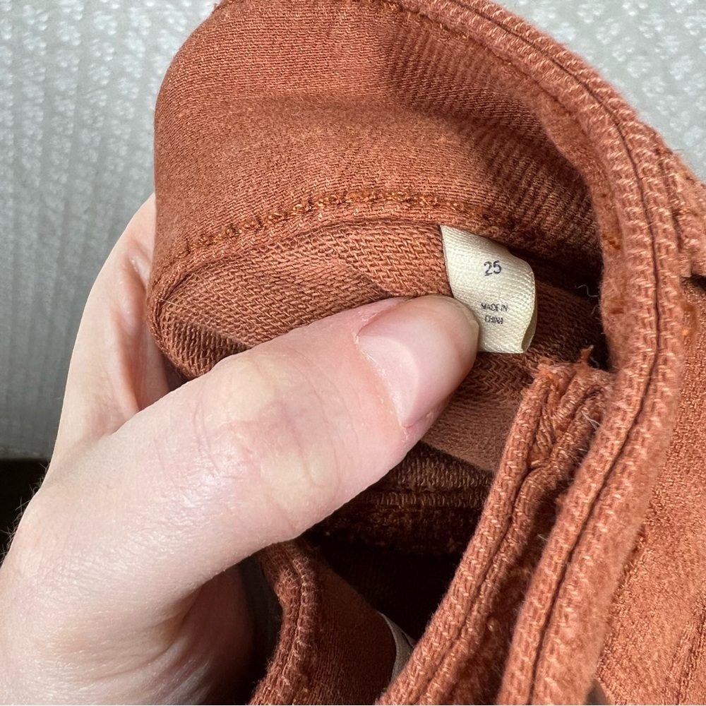 Faherty Burnt Orange Stretch Terry Patch Pocket B… - image 6